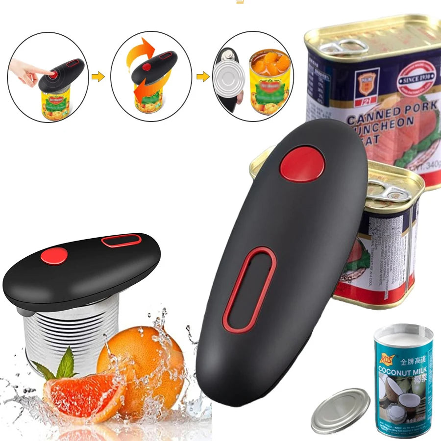 Smart Electric Can Opener – No Struggle, Just Press