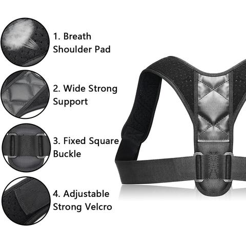 Posture Corrector Brace for All-Day Back Support