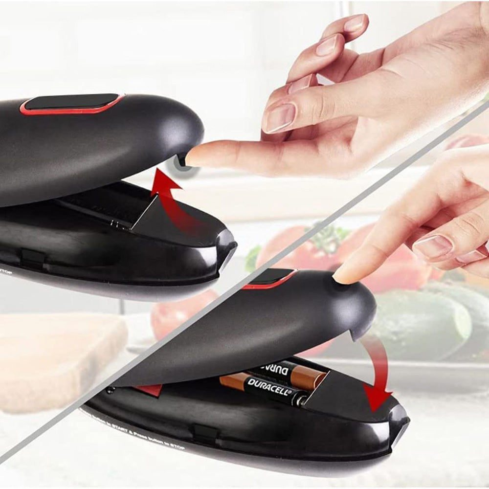 Smart Electric Can Opener – No Struggle, Just Press